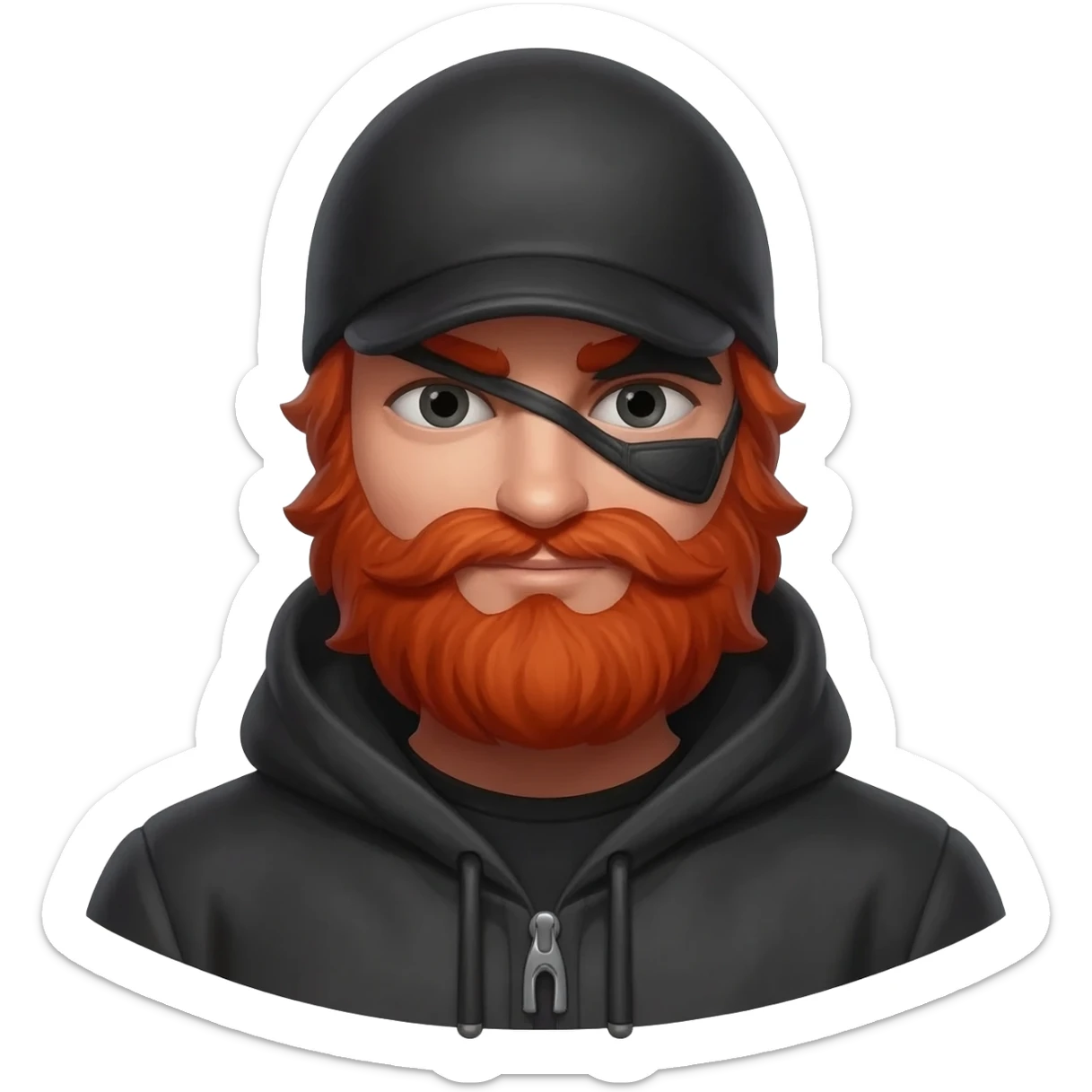 thief red beard sticker