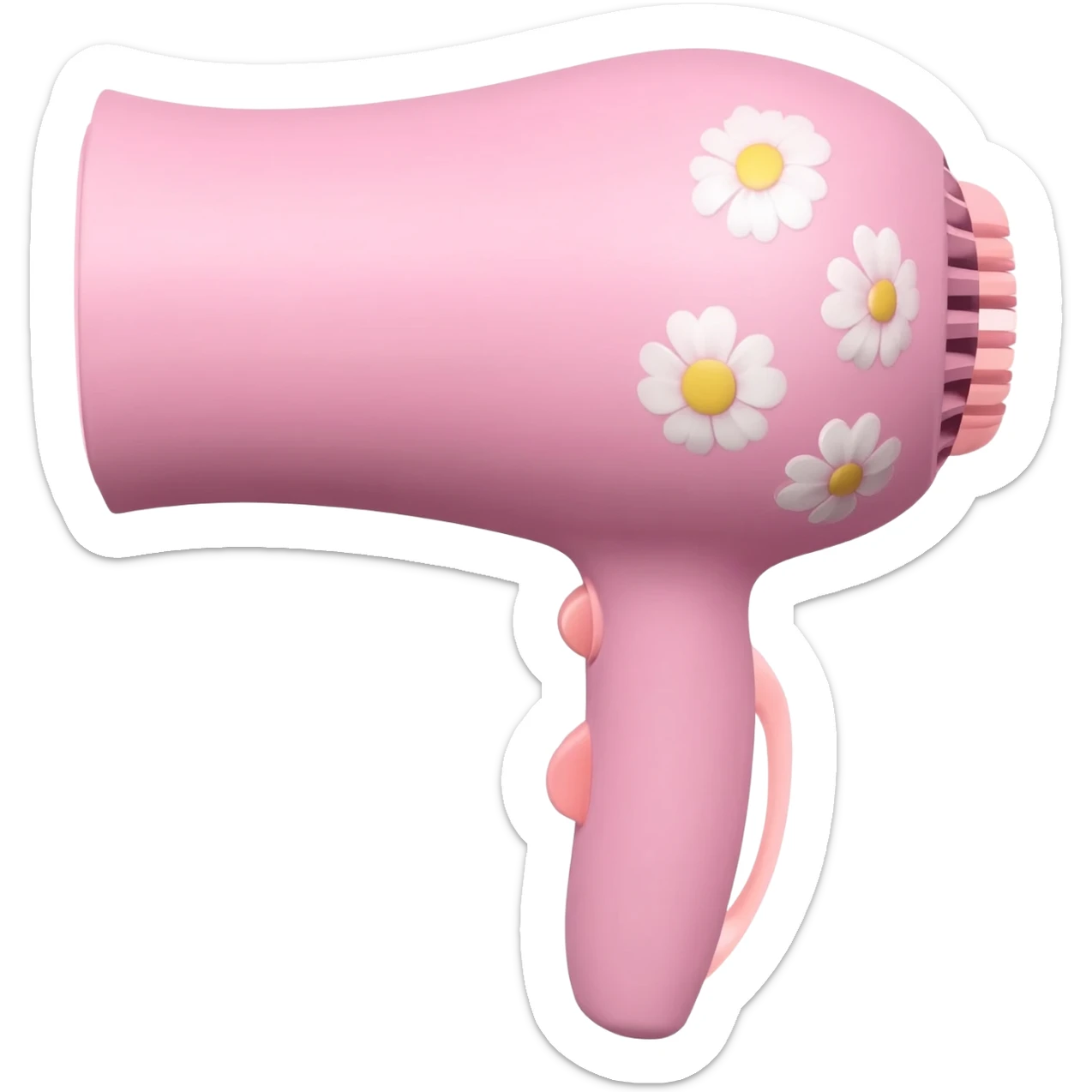 Girly blow dryer sticker