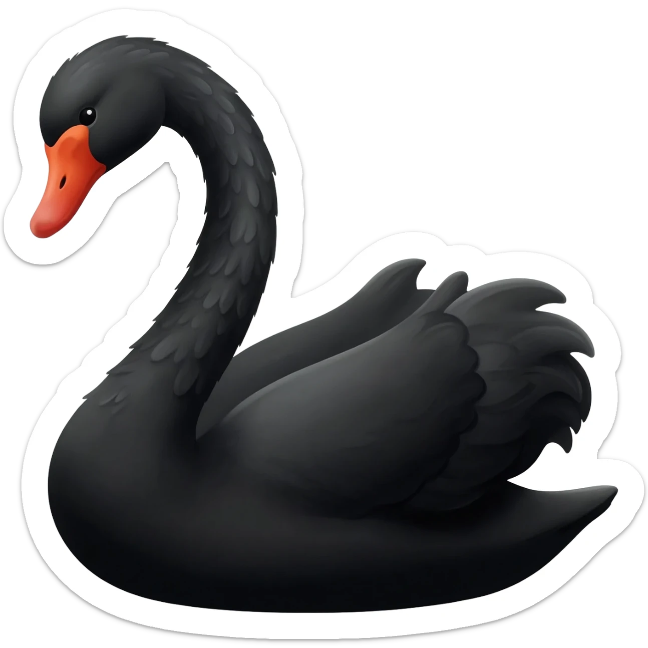 Black swan emoji for my instagram bio sticker