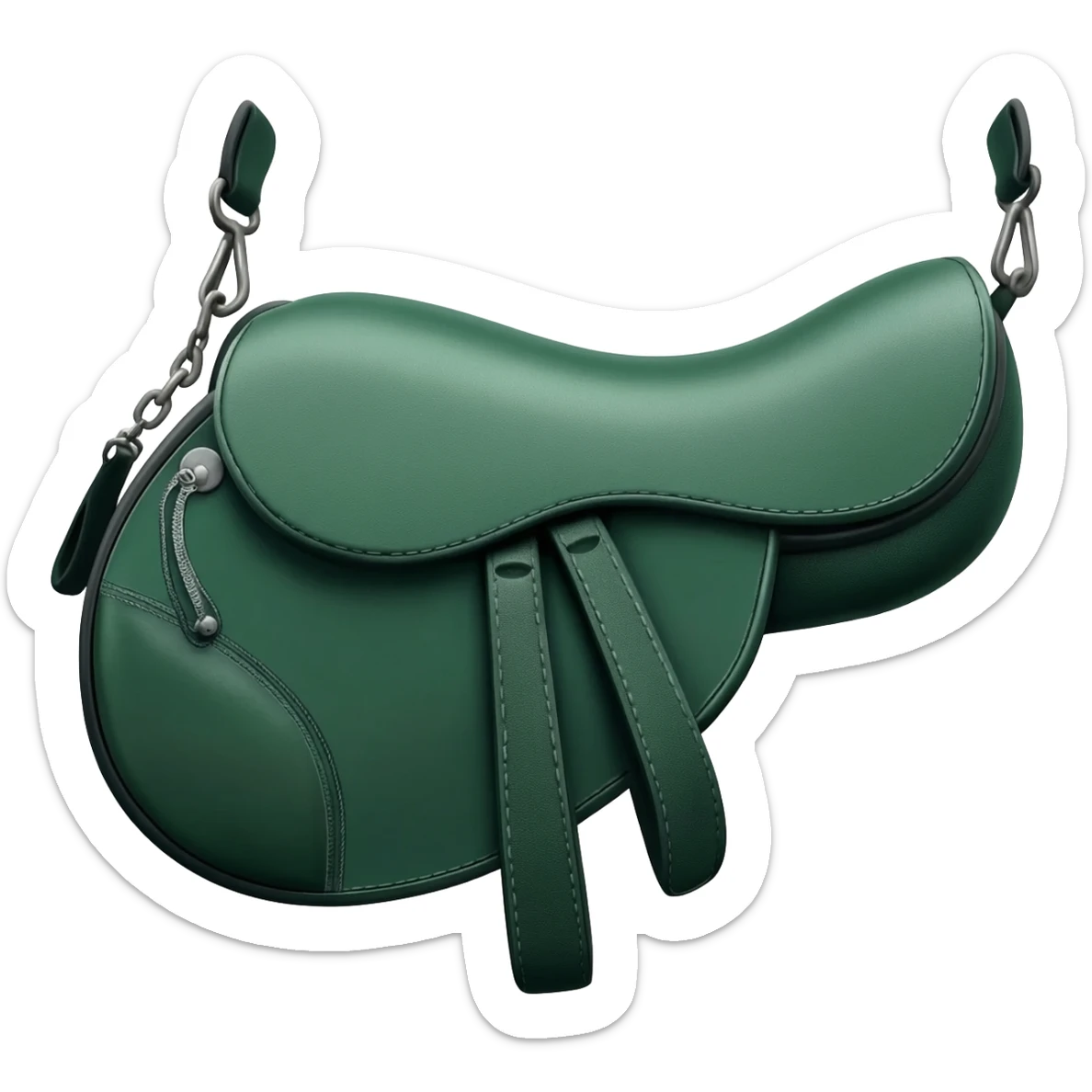 dark green dior saddle bag sticker