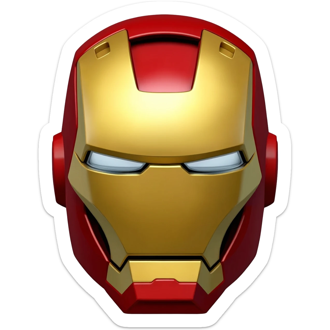 Iron man helmete sticker