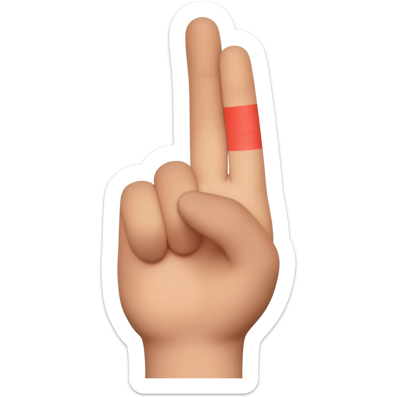 mano alzata fascista sticker