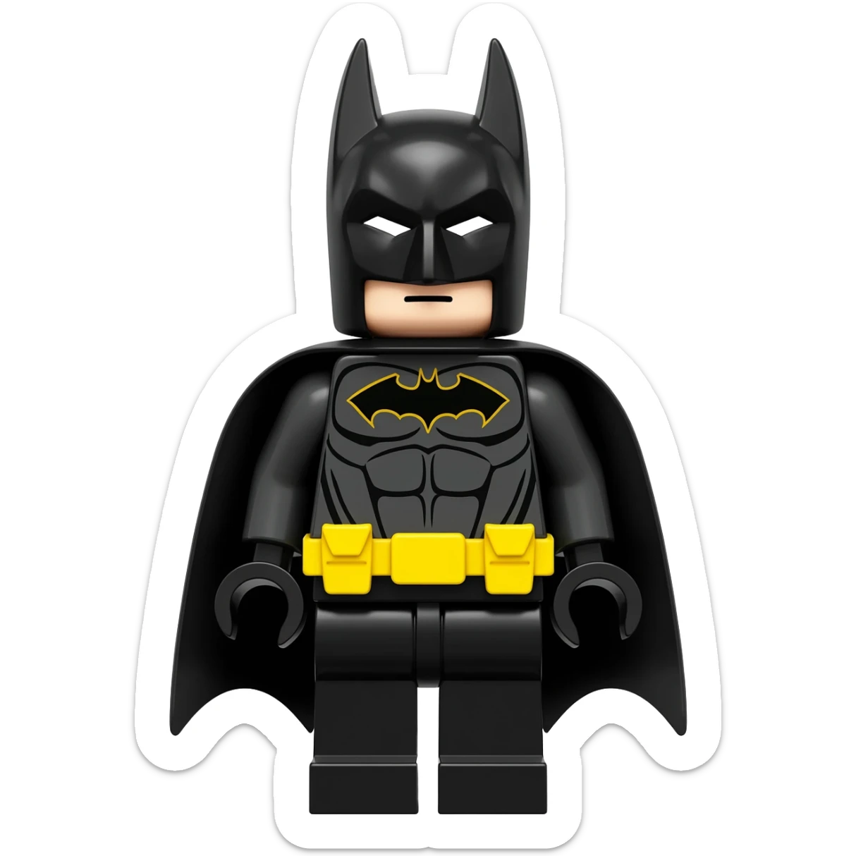 Lego batman color black sticker