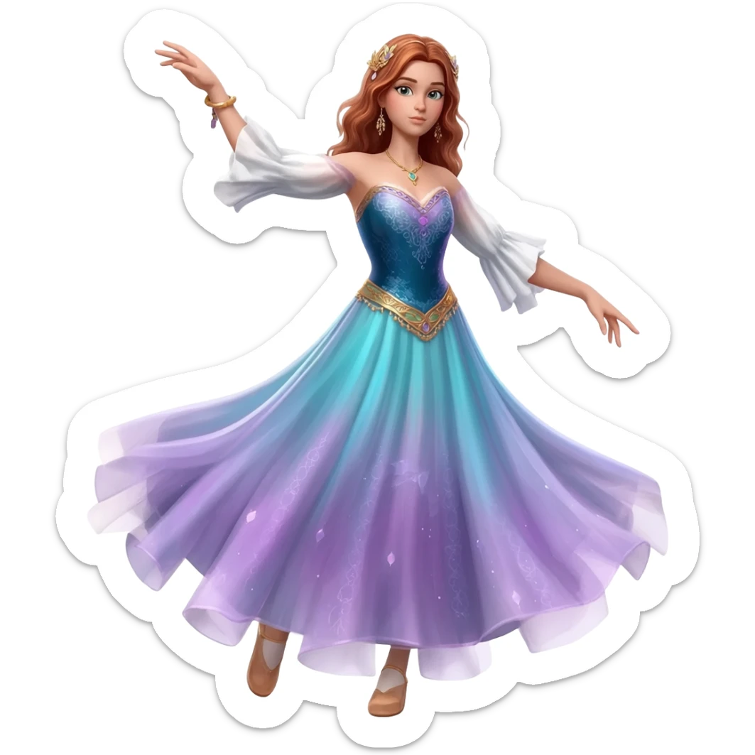 fantasy dance sticker