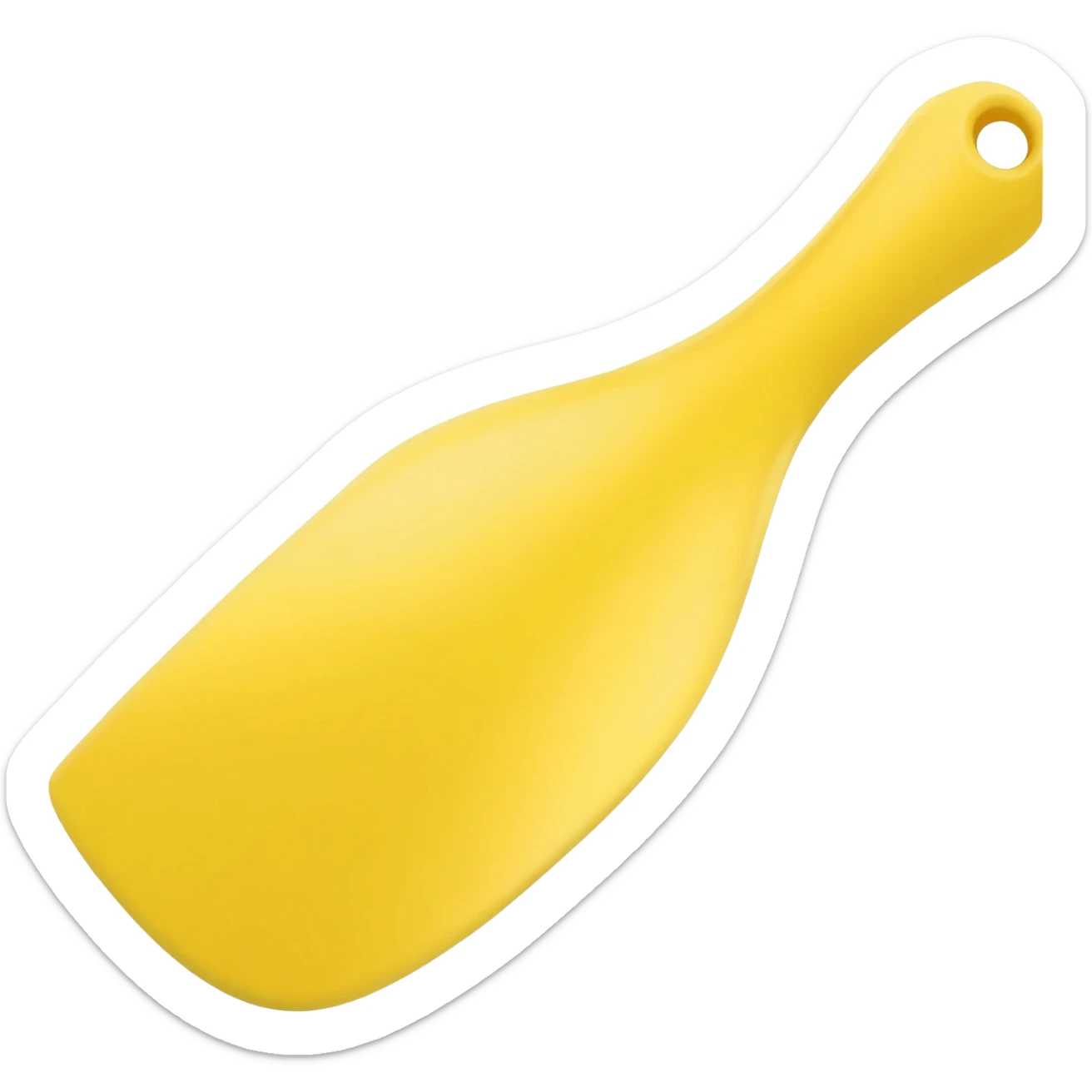 Yellow Rubber Spatula sticker