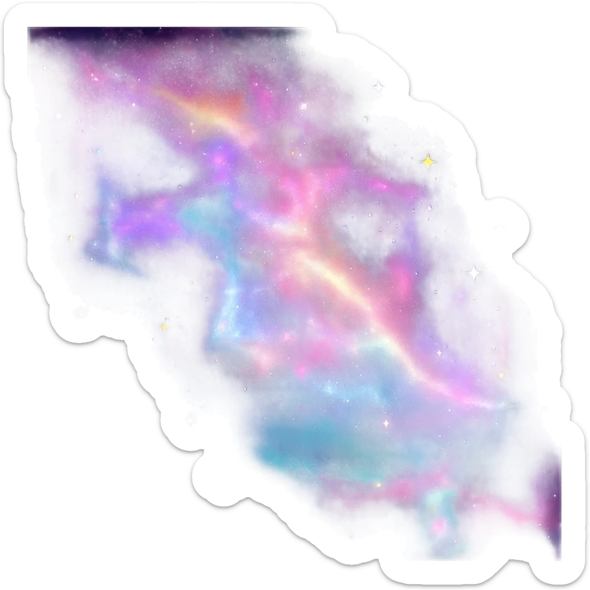 Shiny Starry Nebulae Wishy Washy Trico-Nargacuga-Silvally-Absol-Digimon-fusion sticker