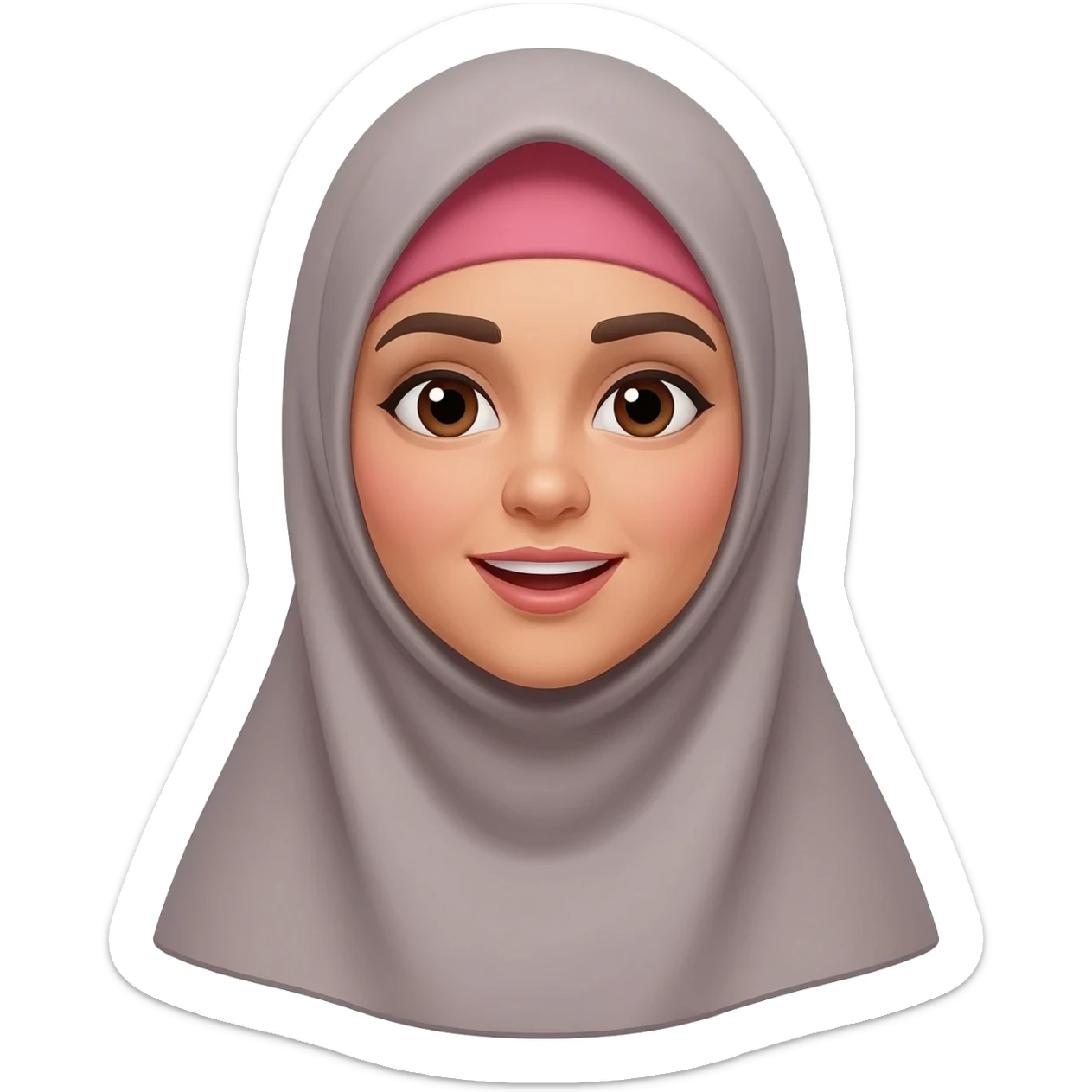 hijabi sprechend sticker