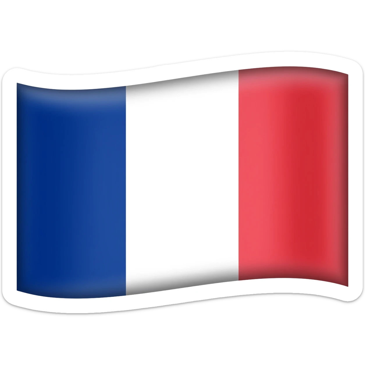 Drapeau français avec la croix de lorraine sticker