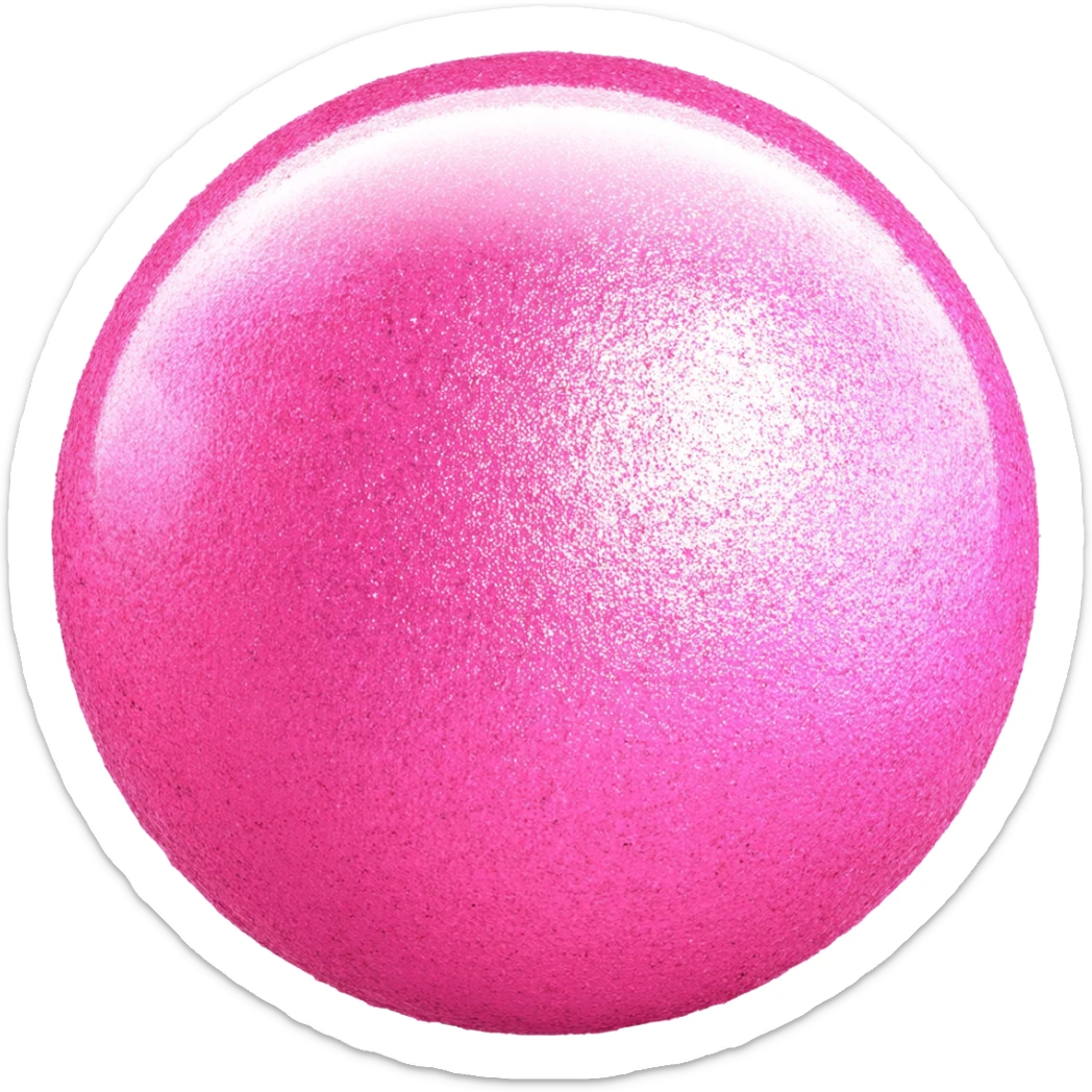 prova pink vidro glitter sticker