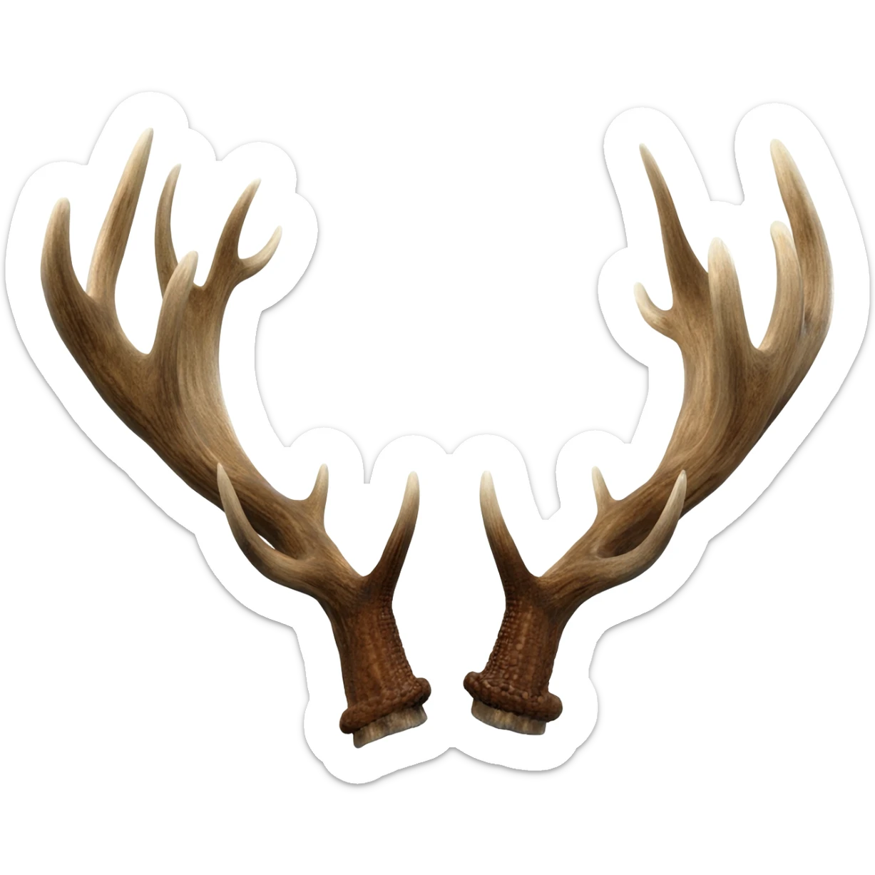 antler fight sticker