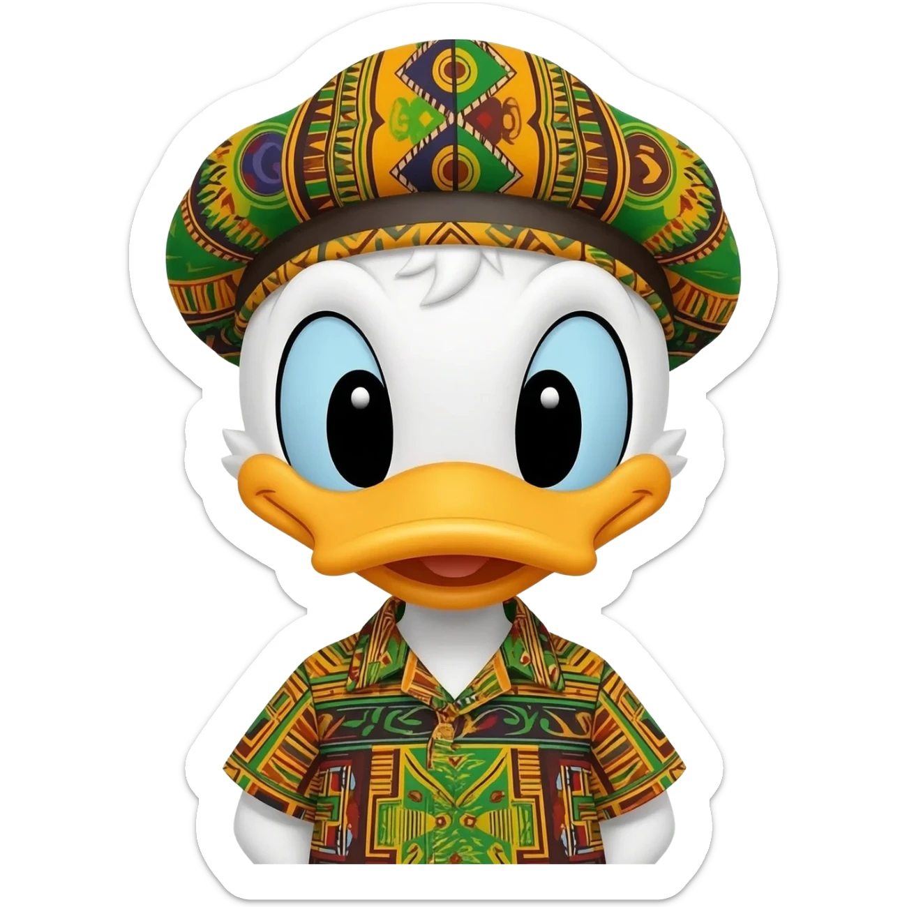 Daisy Duck African sticker