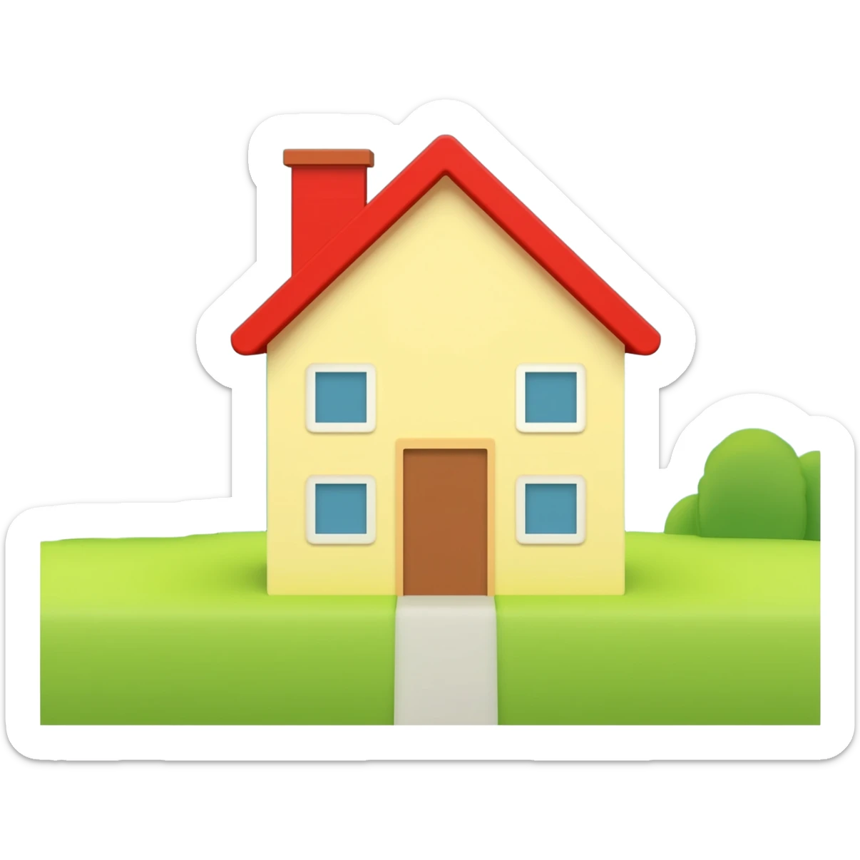 a messy house sticker