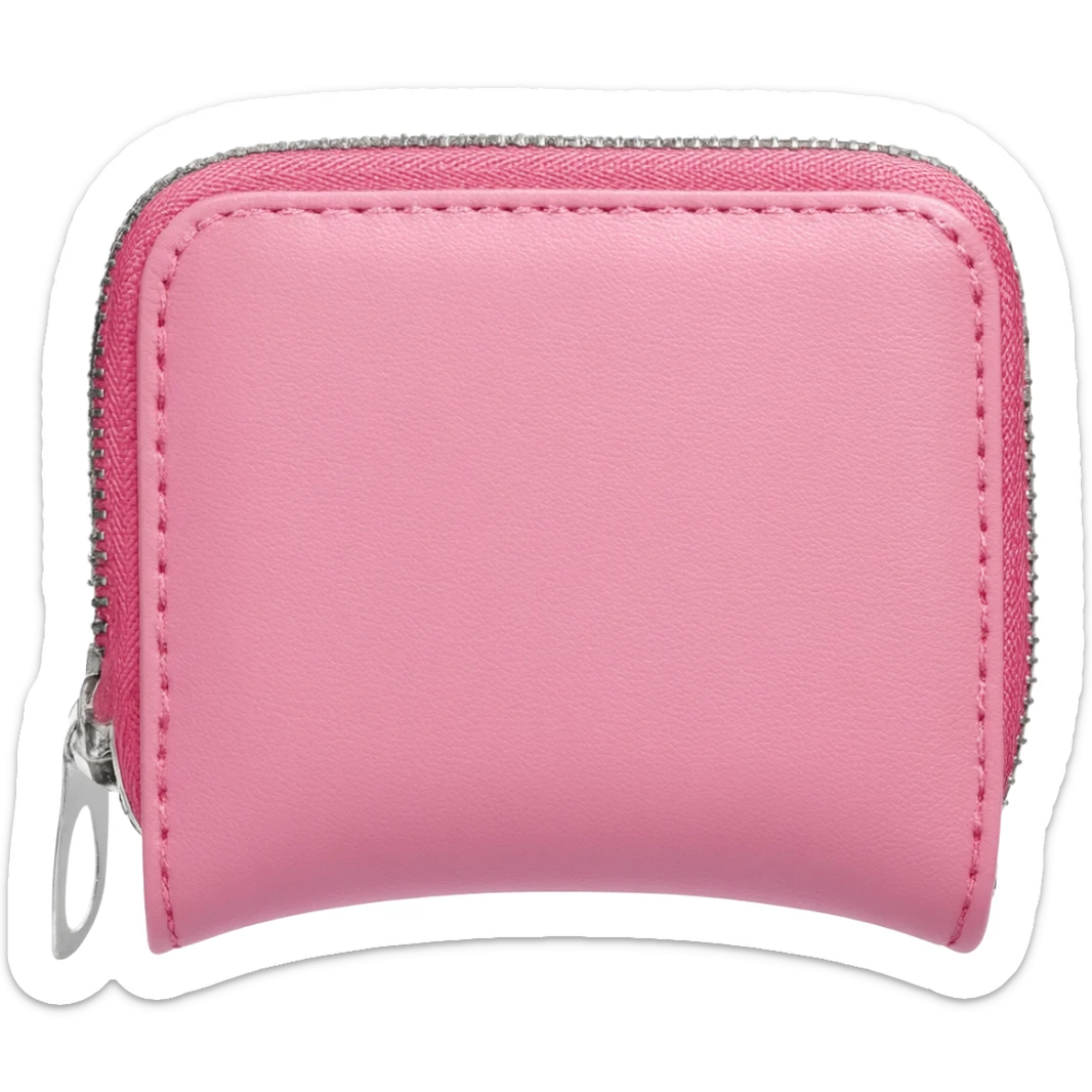 Baby pink wallet sticker