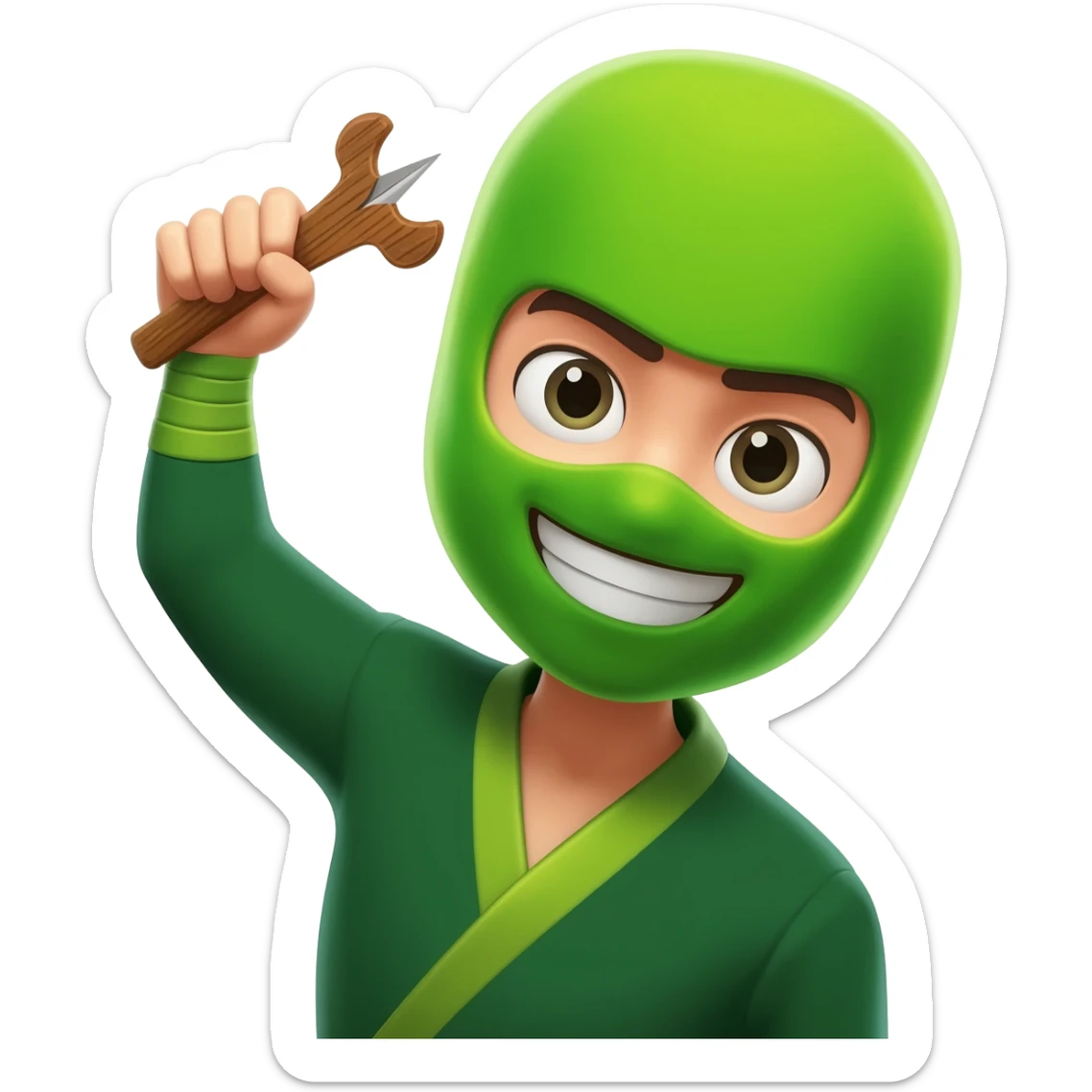 Ninja tonto sticker