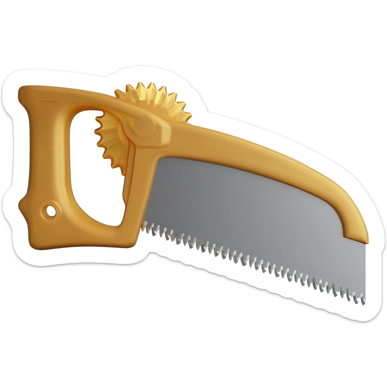 a saw 3D premium,3D sticker