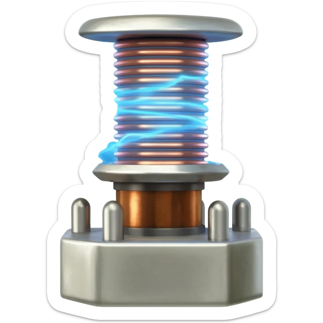 tesla coil sticker