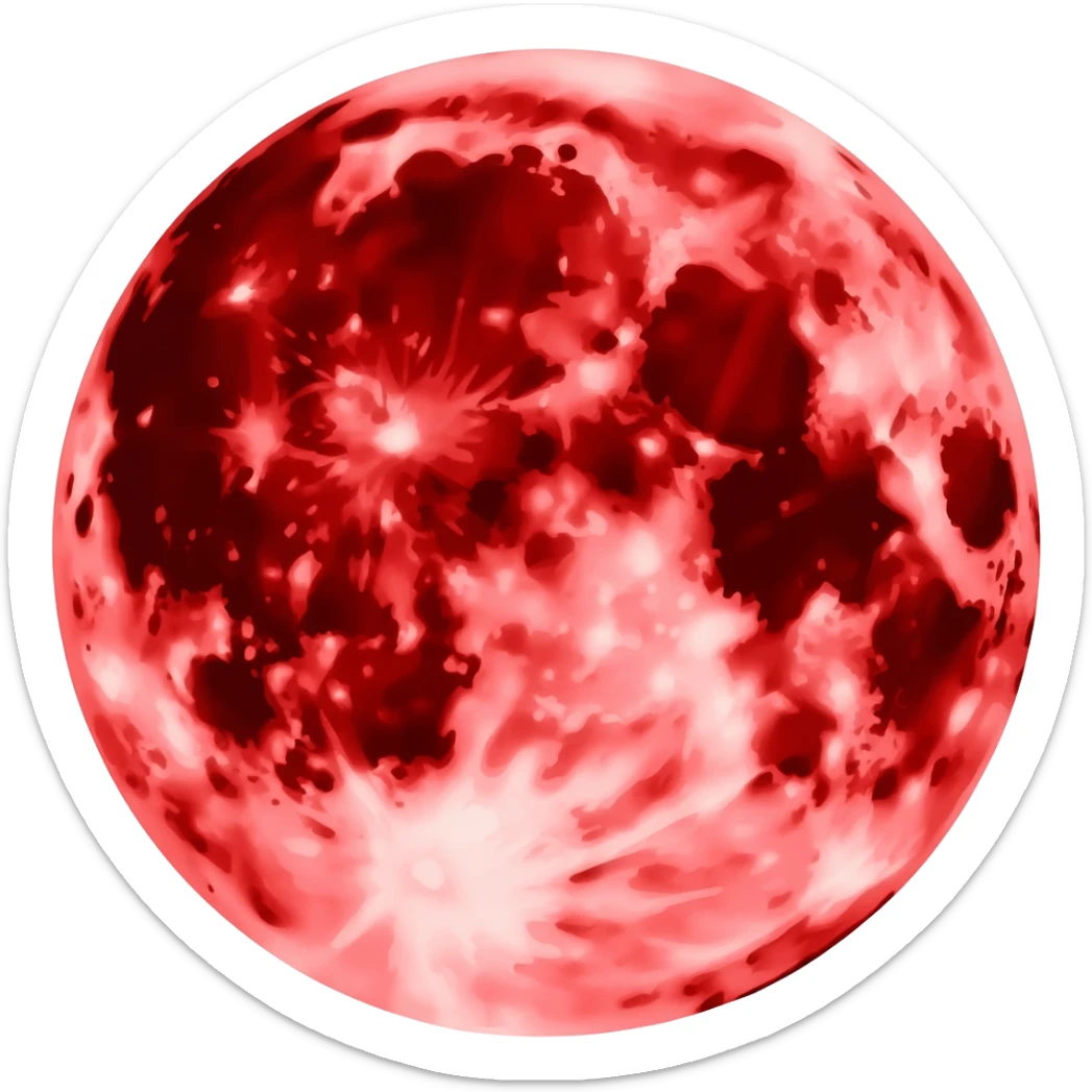 Boold Moon sticker