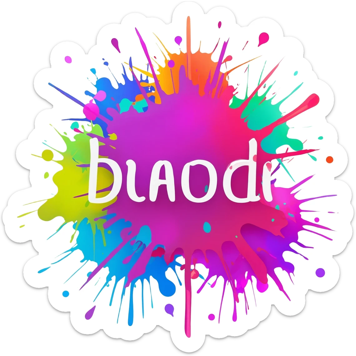 Holi stickers from picture sticker