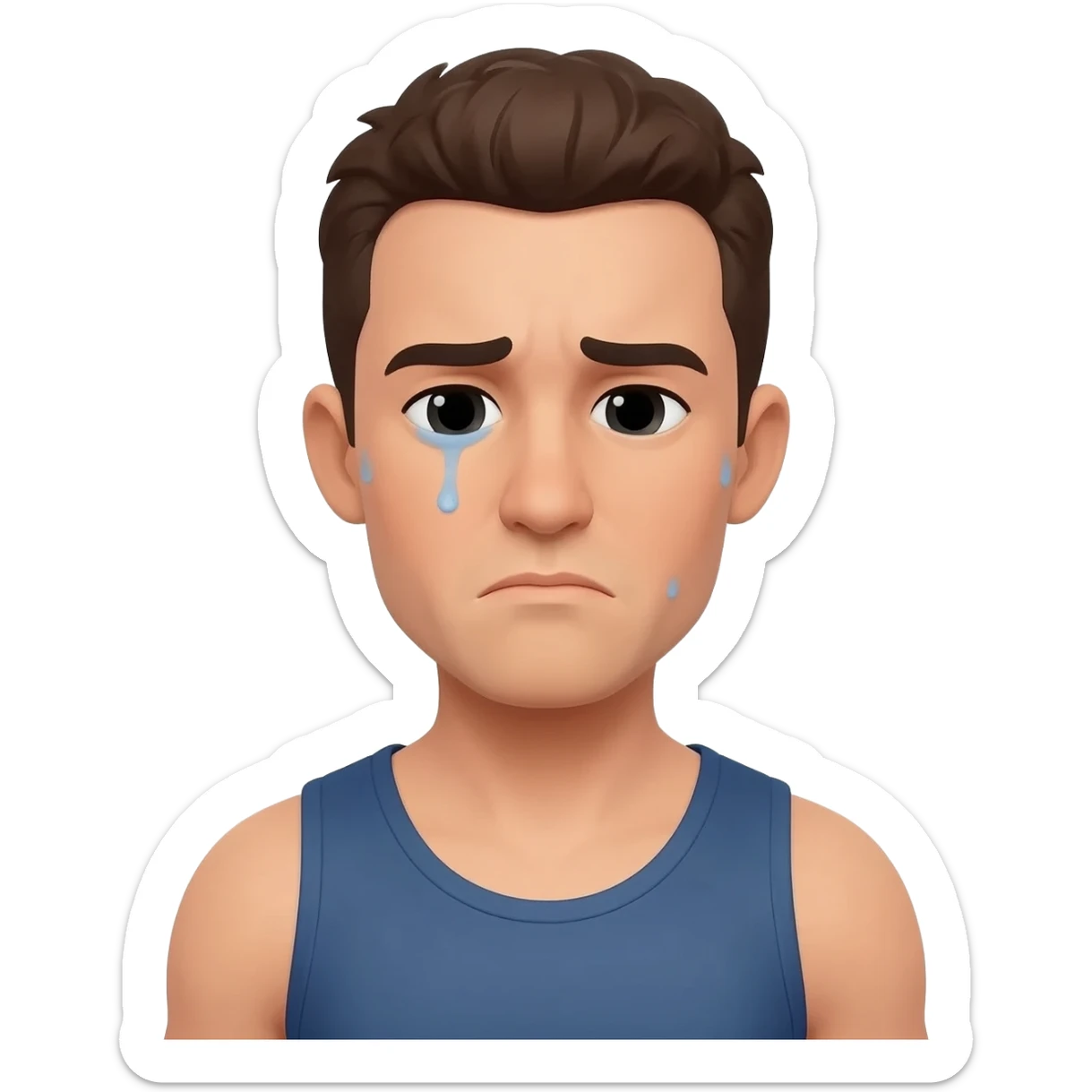 tired athlete sticker