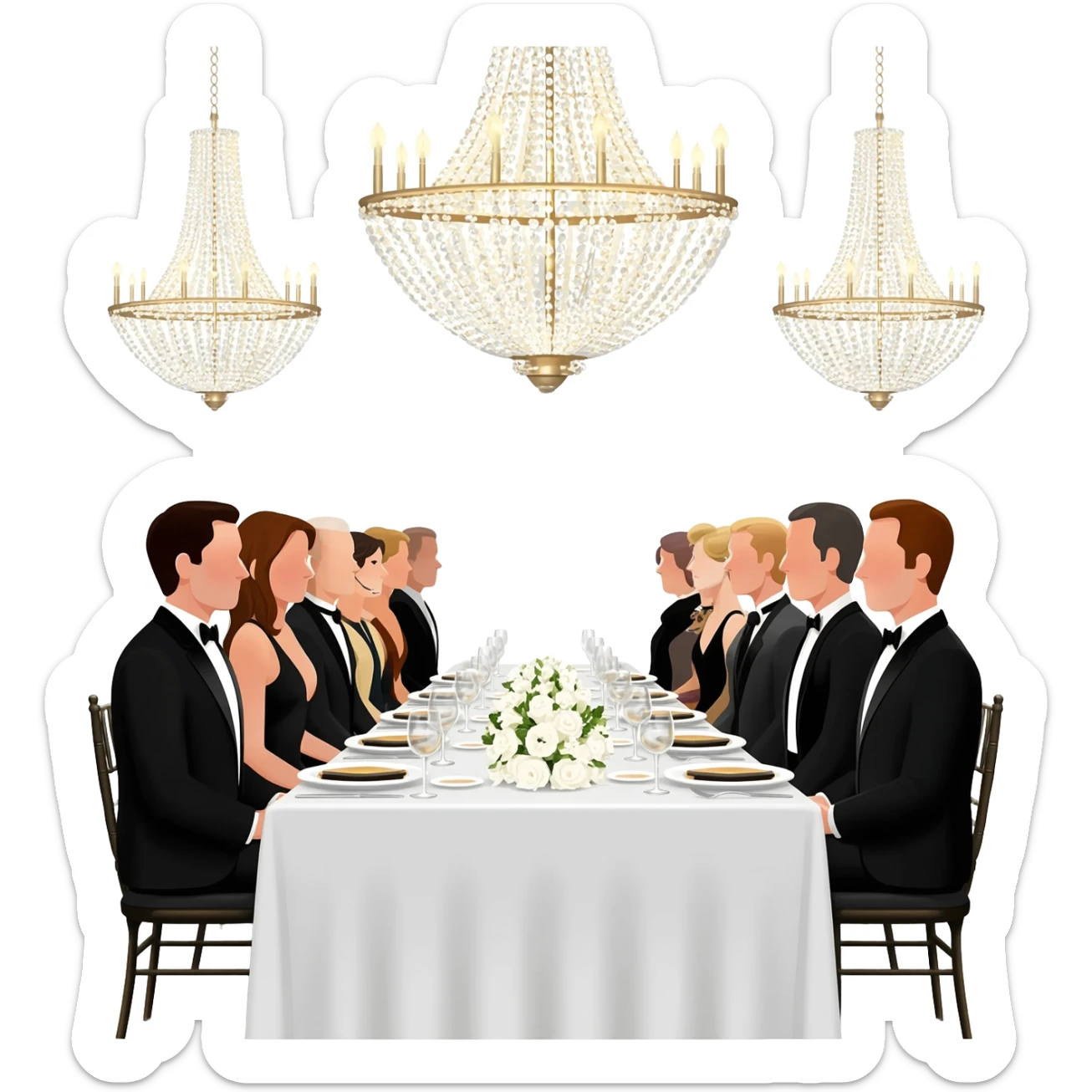 clients been invited for an event sticker