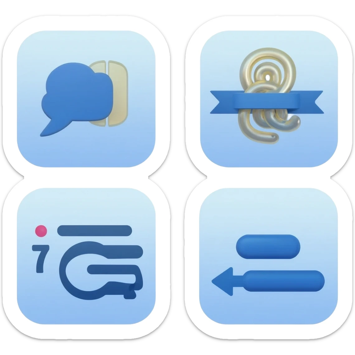 emojis qui présente intégration LLM, structured output, parsing JSON sticker