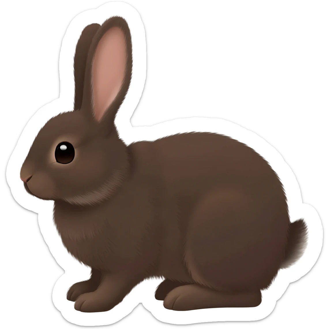 Can you make a version of this with darker fur? sticker