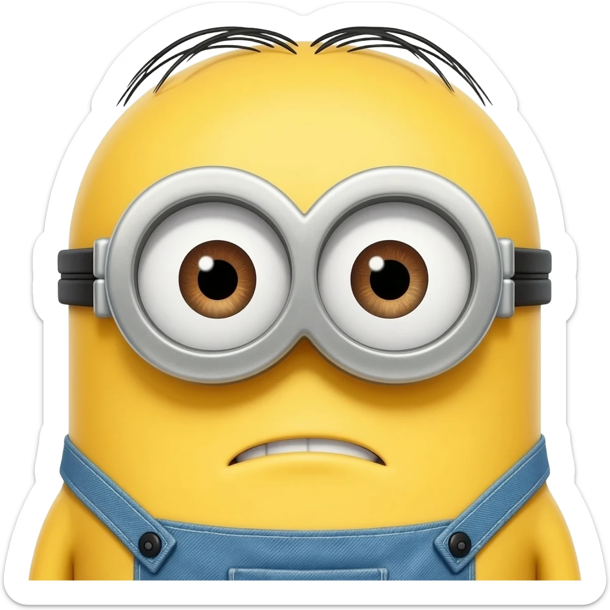 Cute minion pulling cute face 🥹 sticker