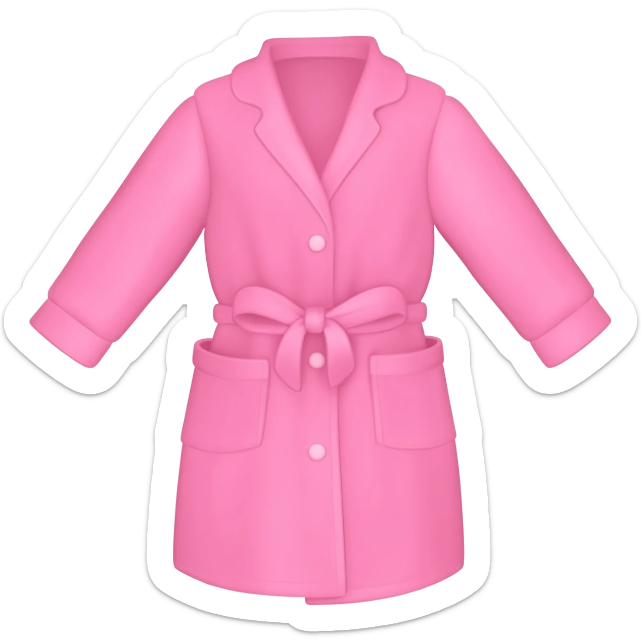 Baby pink robe sticker