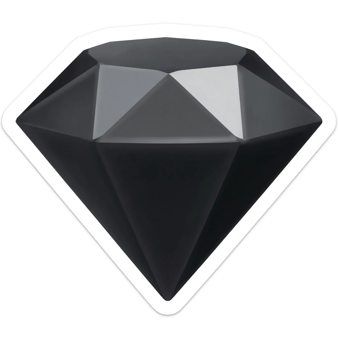 The black diamond sticker