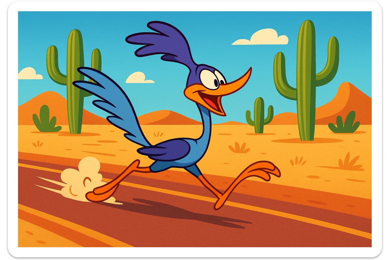 Roadrunner sticker