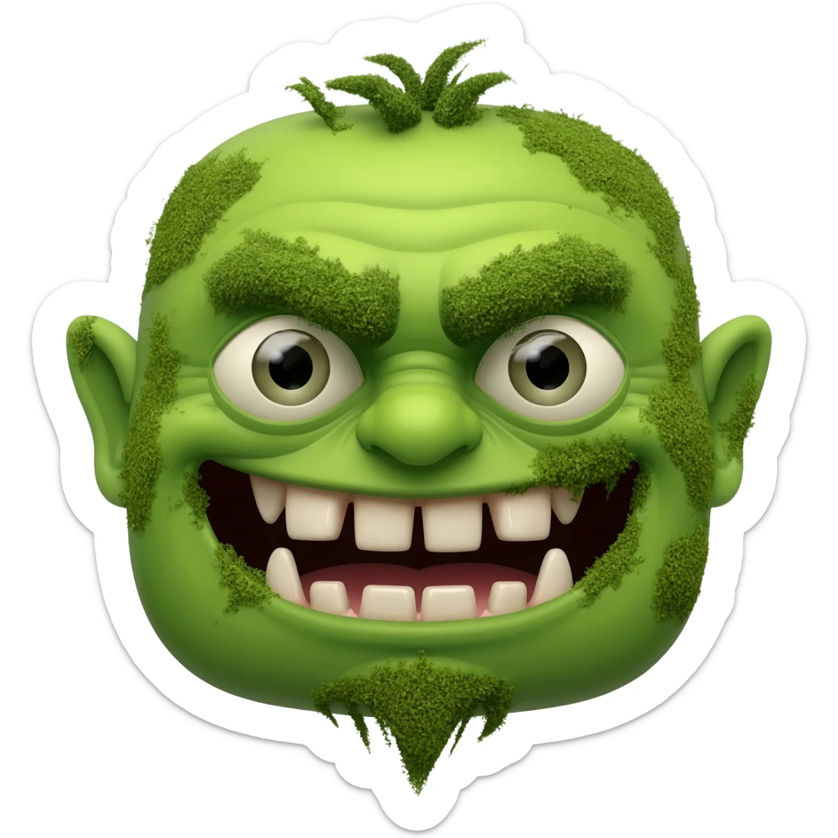 Troll face sticker
