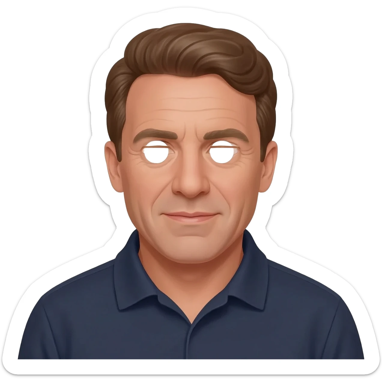 epstein but his eyes are blurred sticker