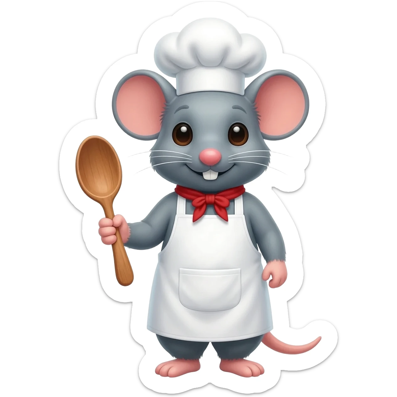 rat chef sticker