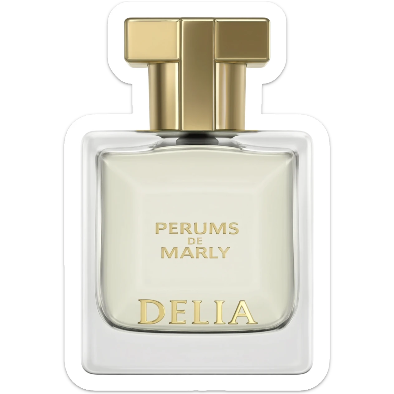 parfums de marly Delia bottle sticker