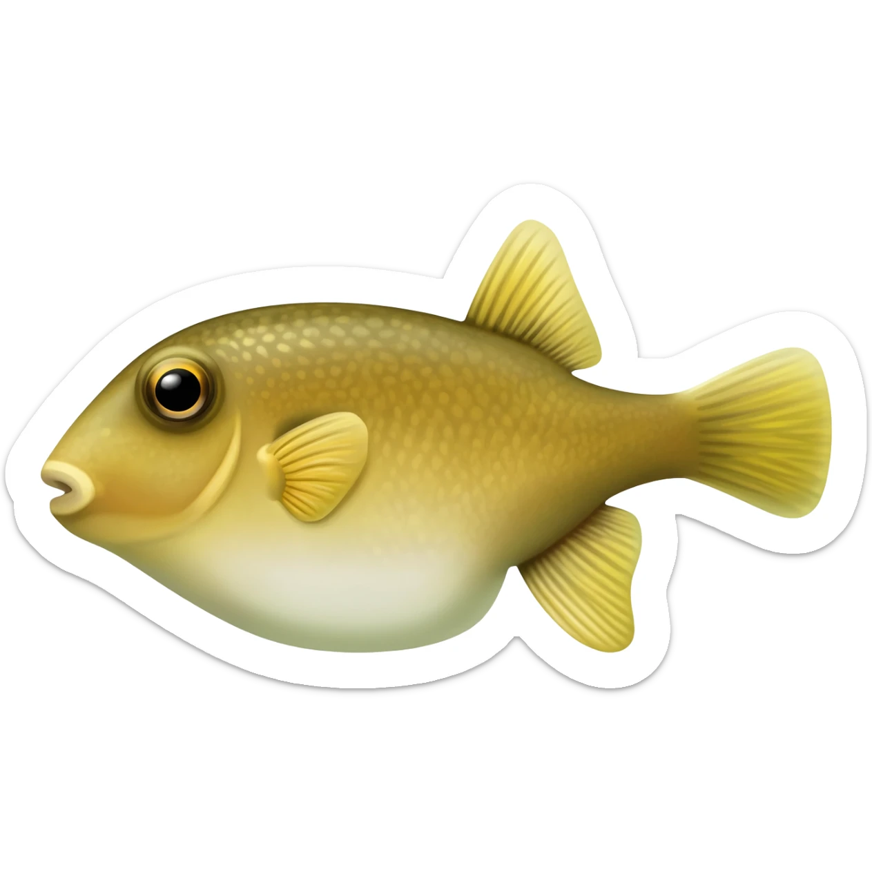 Gulf toadfish sticker