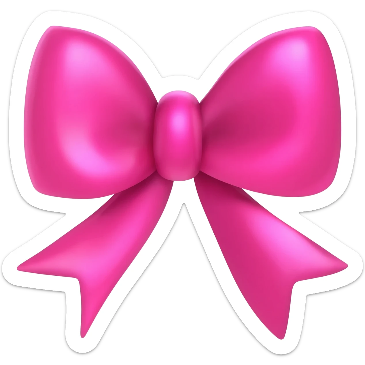 Бантики розовые sticker