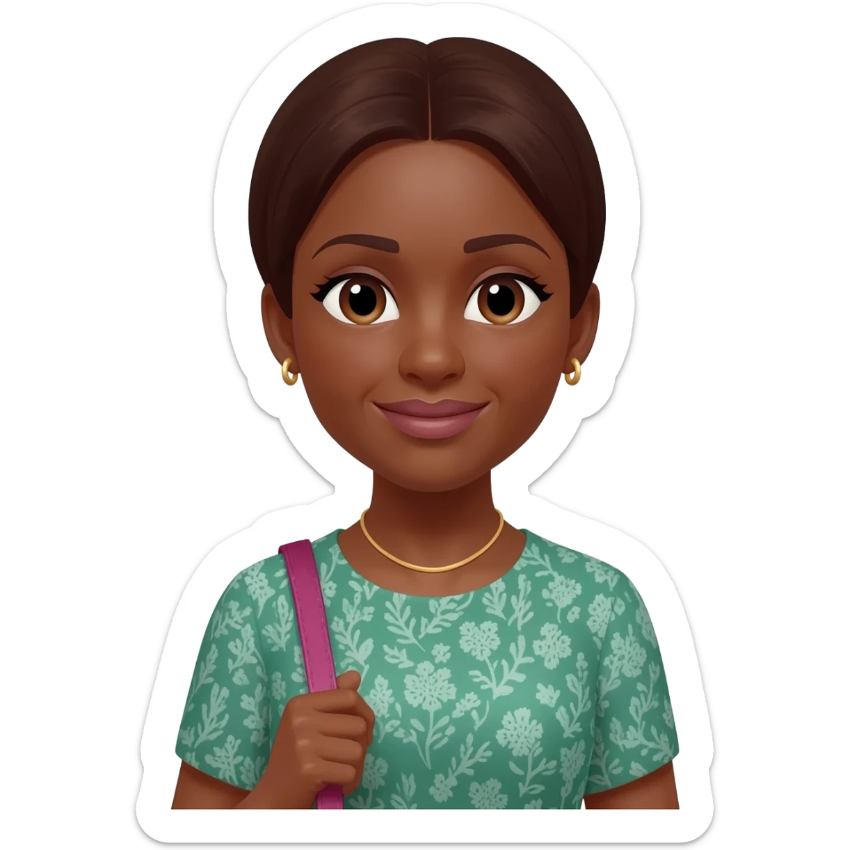 Gonemili Grace mode avec sac a main sticker