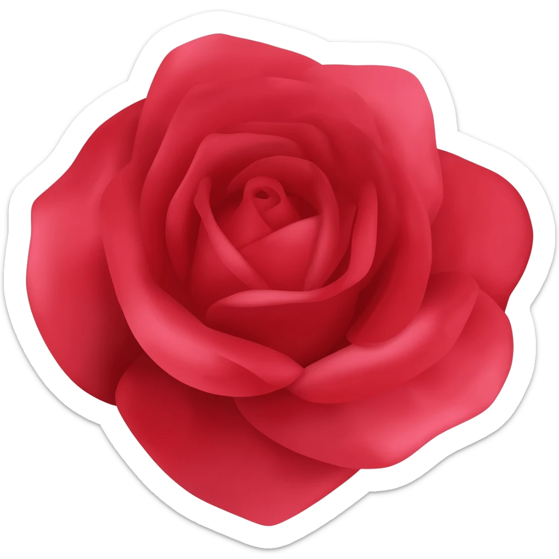 Rosa roja sticker