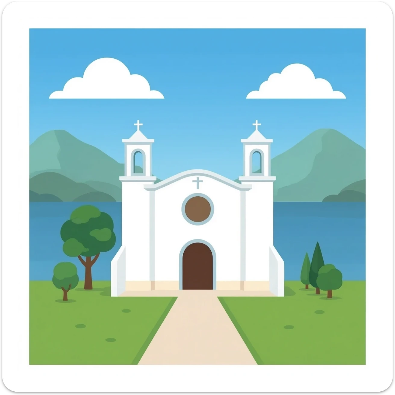 Iglesia la plata sticker