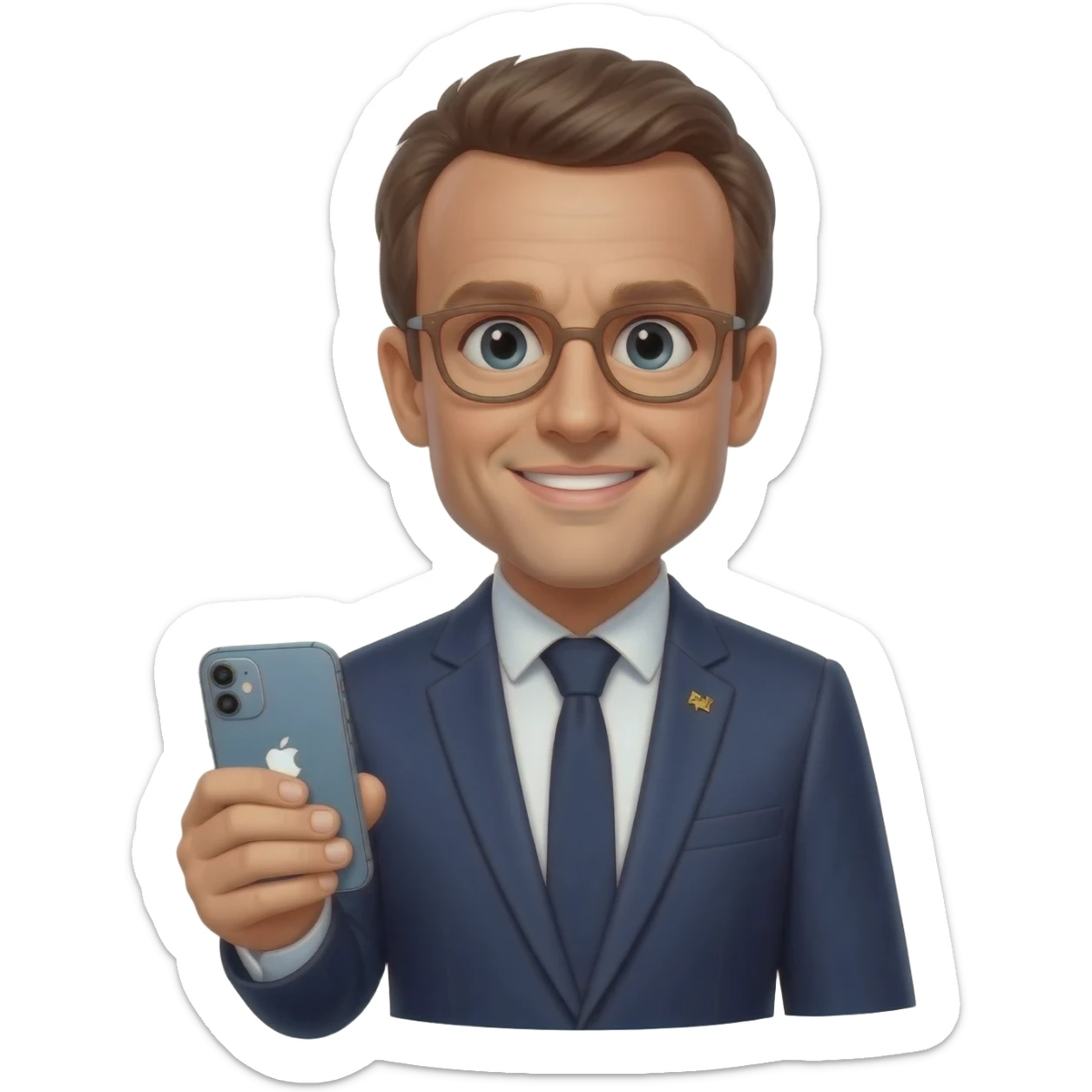 Macron iOS sticker