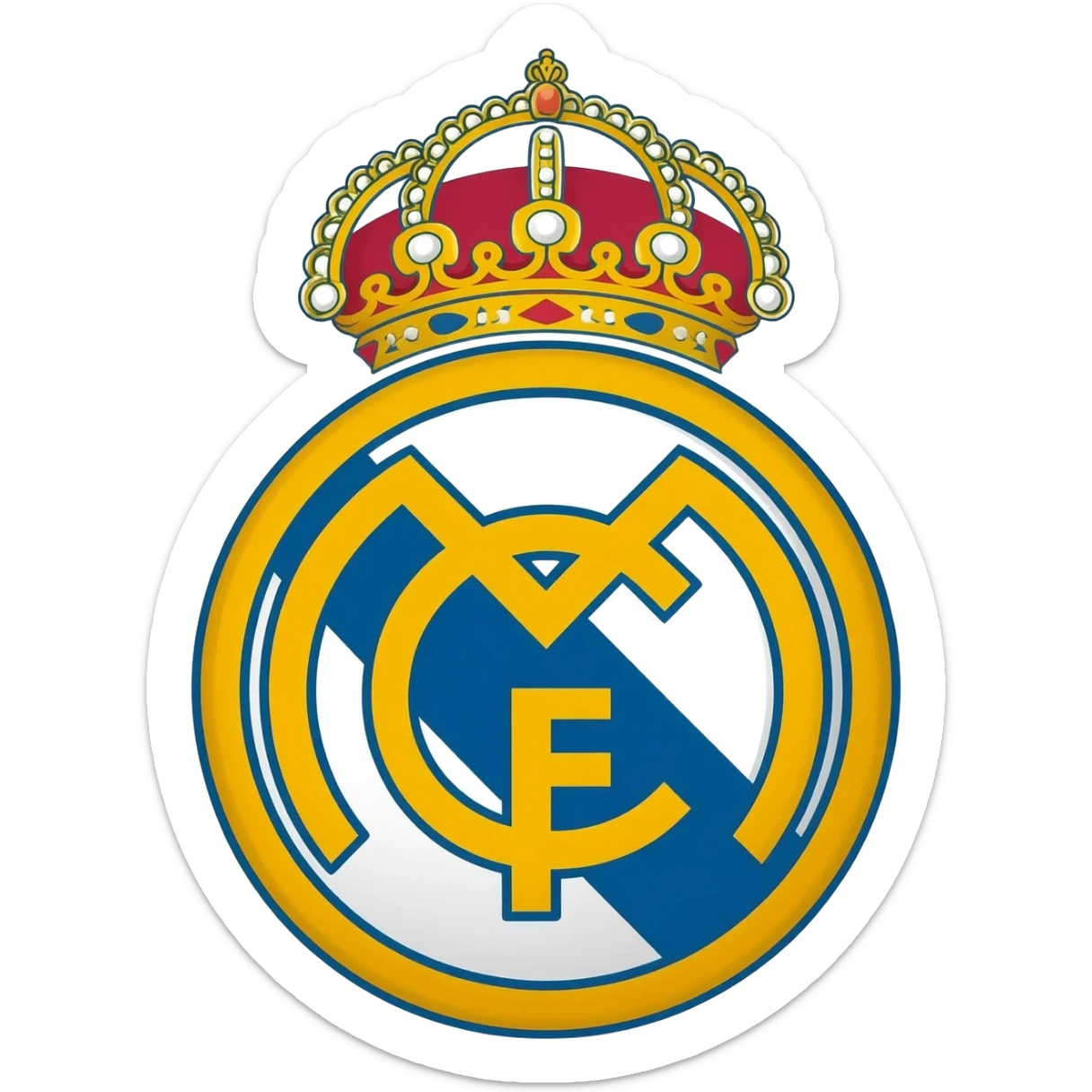 Real Madrid emojisi yapar mısın sticker