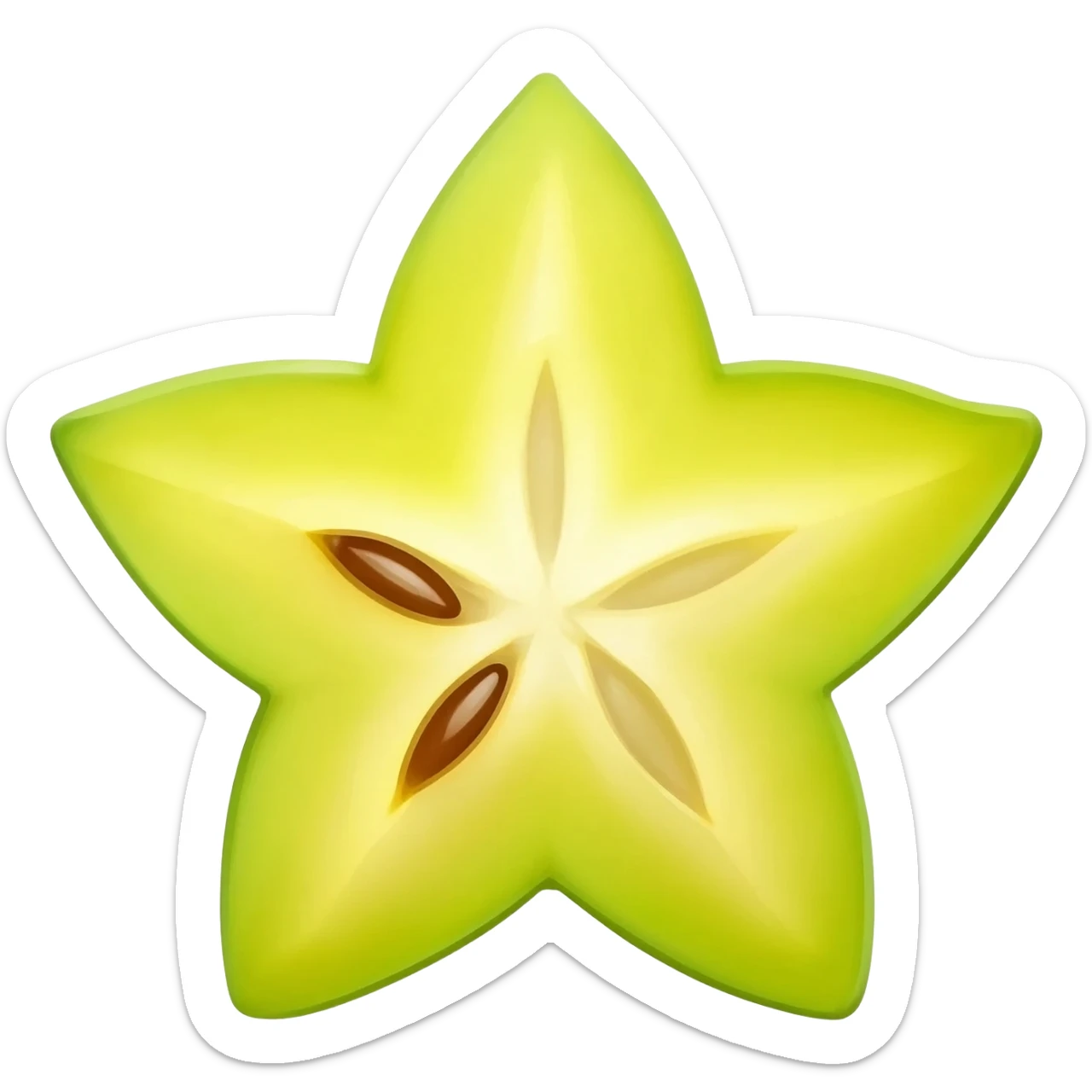 Star-fruit sticker