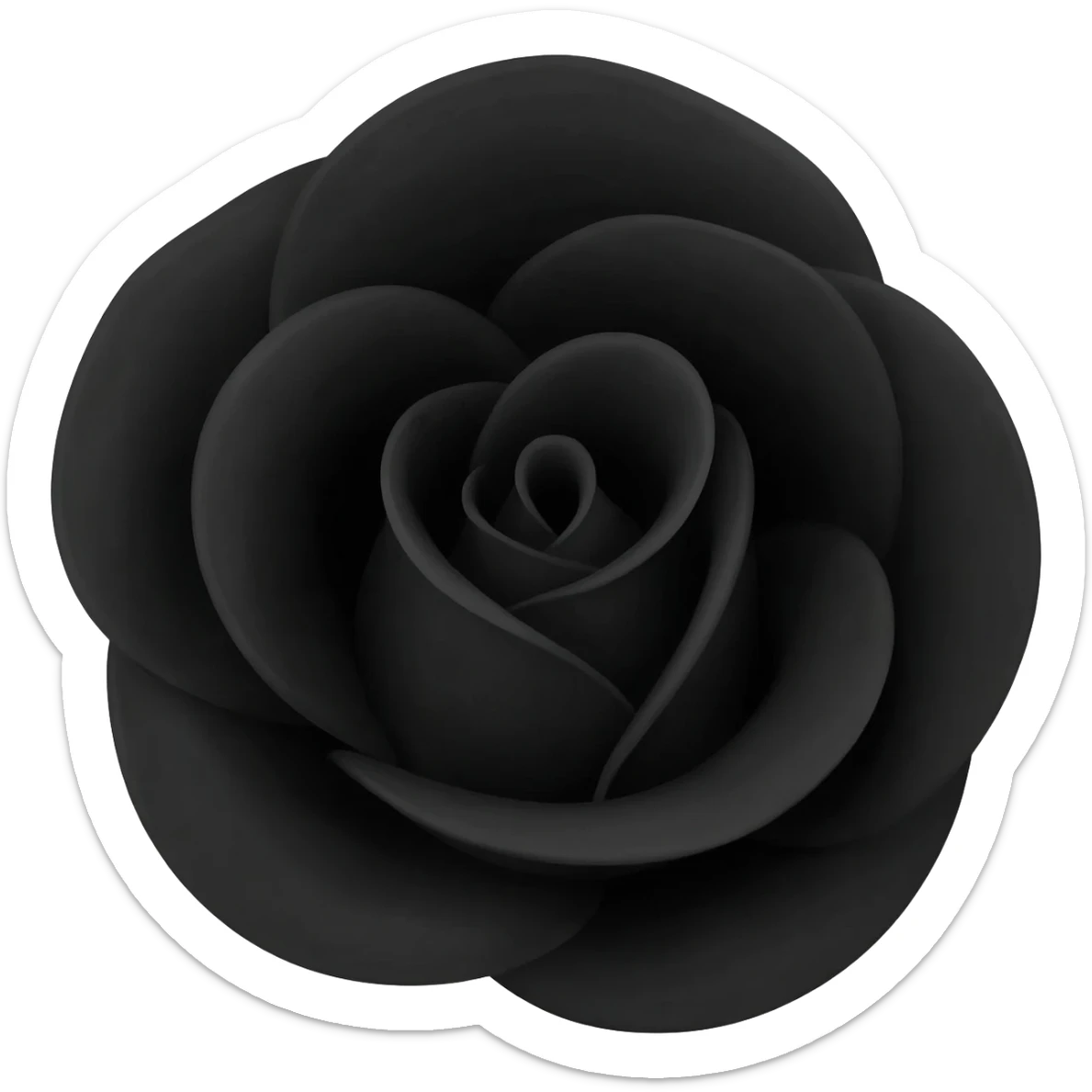 black rose sticker