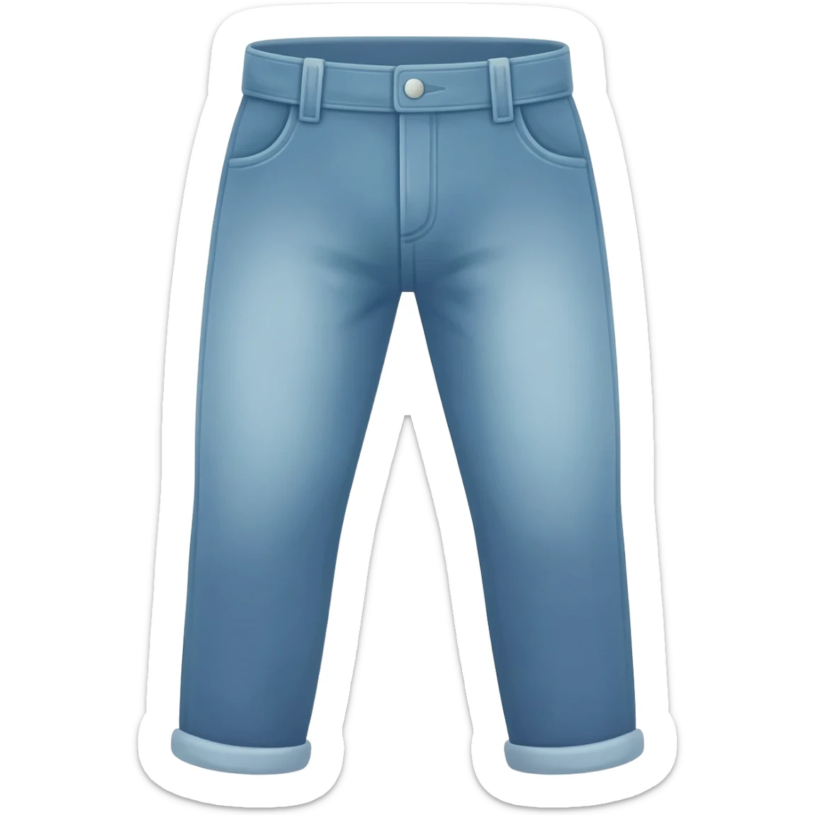 Light blue jeans sticker