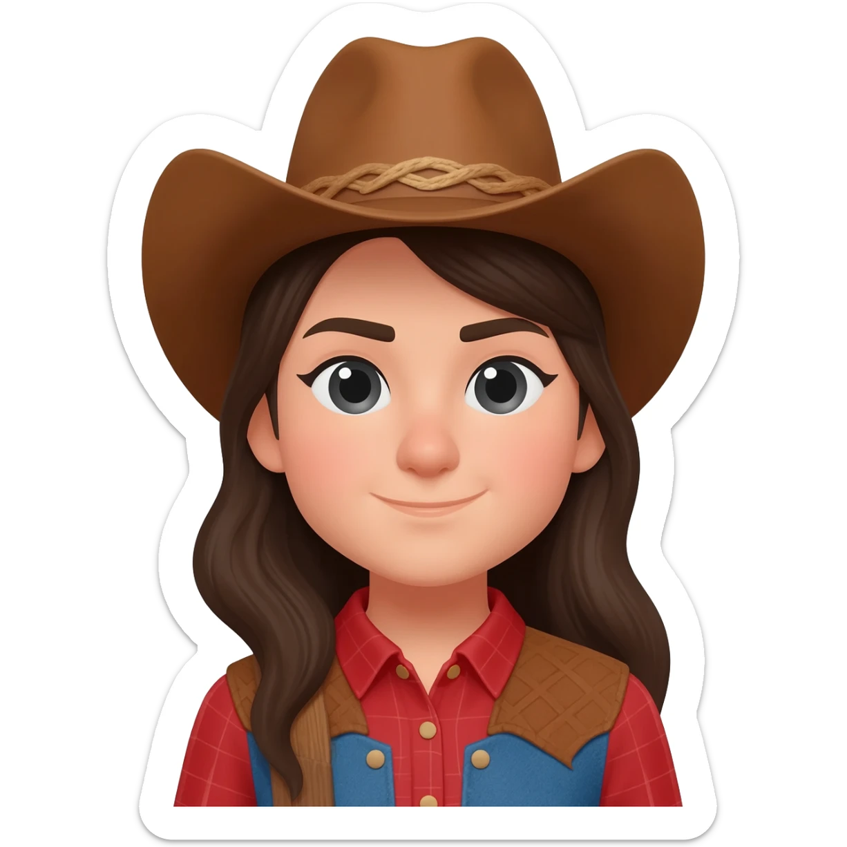 Cowgirl sticker