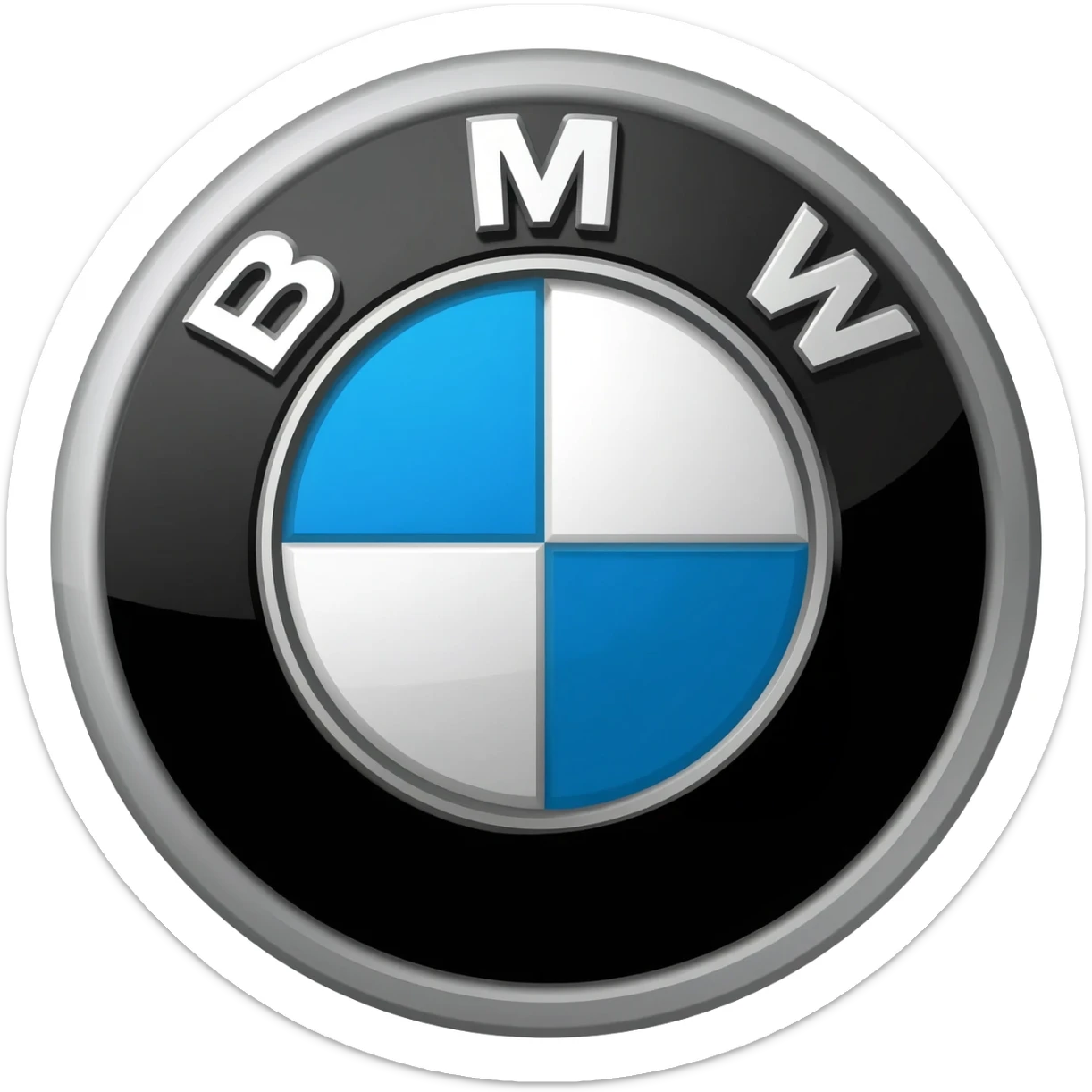 bmw logo emoji sticker