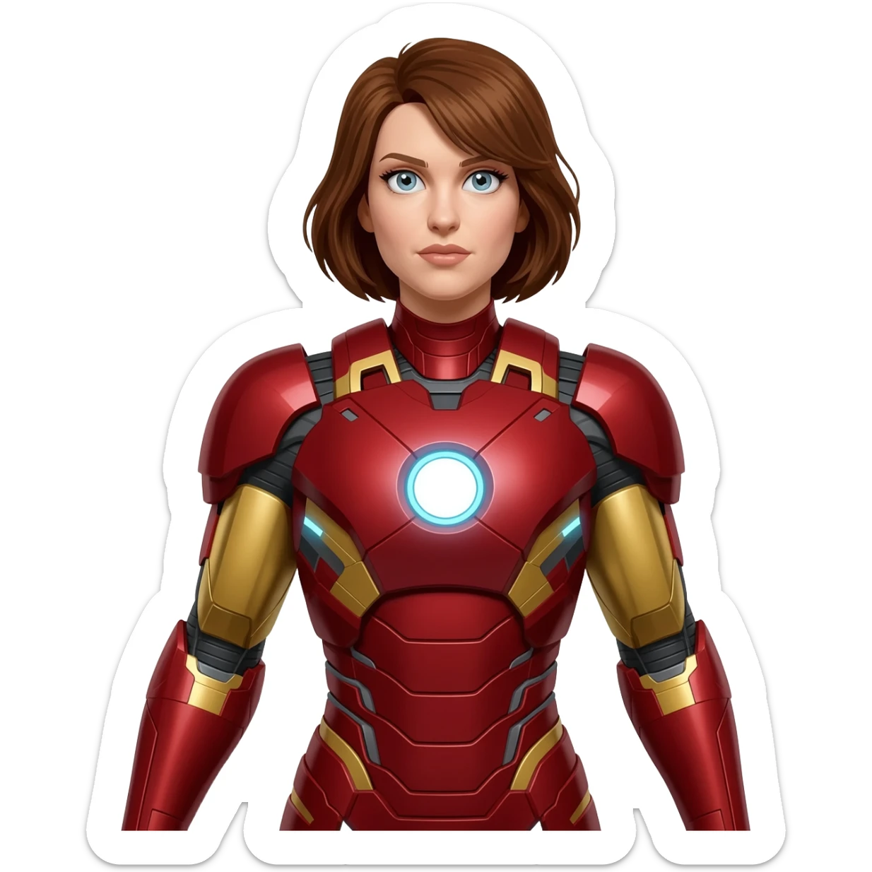 Iron  man female sticker