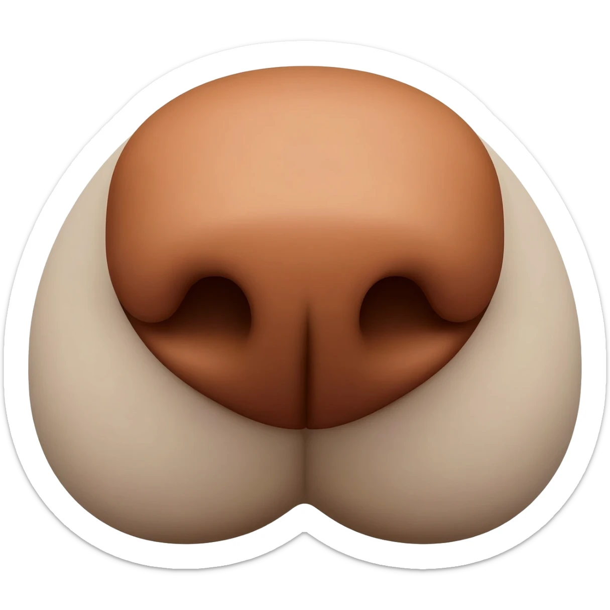 dog nose sticker
