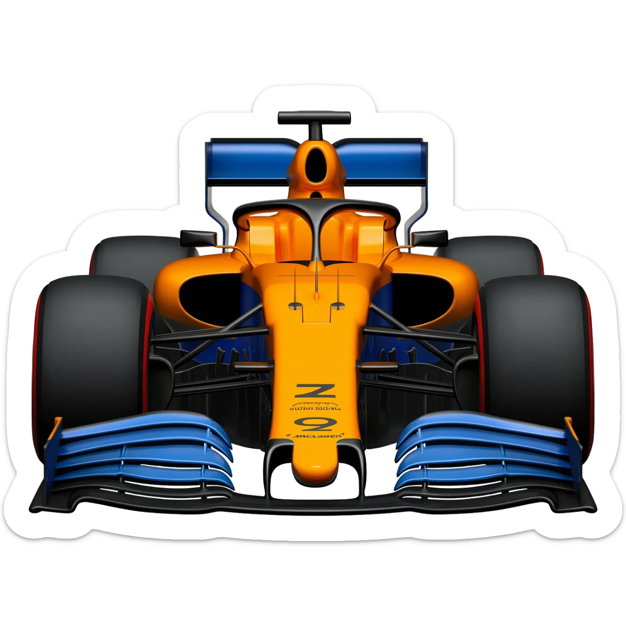 McLaren formula one car sticker