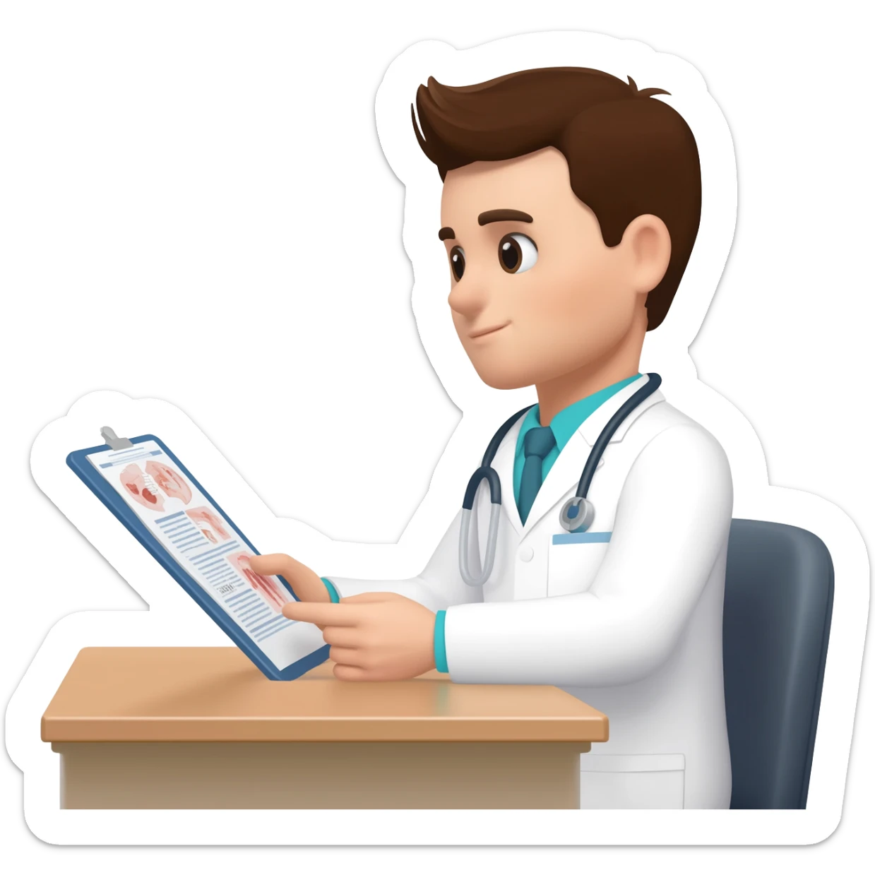 doctor's case sticker